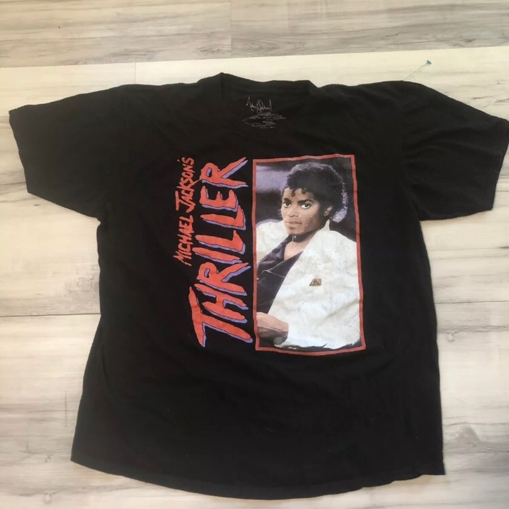 Michael Jackson thriller black graphic tee